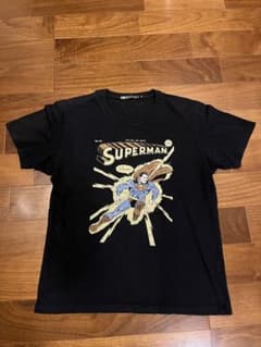 UNIQLO Superman ヴィンテージコミック柄 Tシャツ 古着のサムネイル