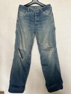 orSlow ダメージデニム ペインターパンツ 日本製 ワイドデニム
