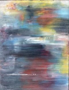 絵画 879 油絵/抽象画風/ひび割れ/F20号 | Faites vos achats
