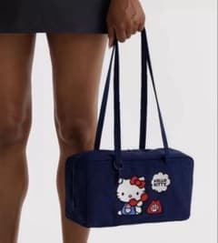 Baggu Hello Kittyハローキティ ネイビートートバッグ - メルカリ