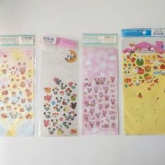 平成レトロ パンダ ハムスター うさぎ シール まとめ売り 当時物のサムネイル