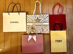 ハイブランド ショップ袋 5枚セット まとめ売り - メルカリ