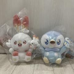 포켓피스 C상 히바니&B상 포차마 봉제인형 세트 이치 반 복권
