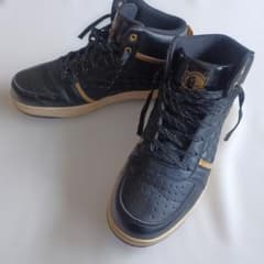 LARKINS ハイカットスニーカー ブラック ゴールド 26.0cmのサムネイル