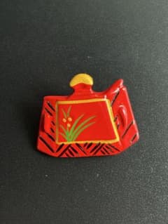 琉球漆器　抱ち瓶　ループタイ