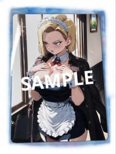 セクシーカード ウラシク 金髪美女 メイド - メルカリ