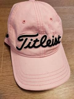 美品ゴルフキャップTitleist薄ピンクのサムネイル