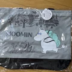 新品　ムーミン　ムーミンバッグ　トートバッグ　ビッグトートバッグ　グレー