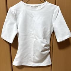 ZARA ホワイト 五分袖 カットソーのサムネイル