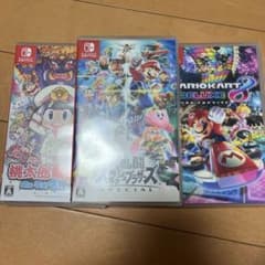 【Switch3本セット】スマブラ、桃鉄、マリカーのサムネイル