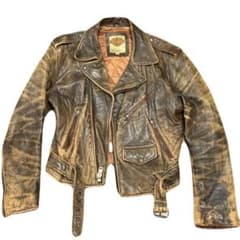 Harley-Davidson レザーライダースジャケット ブラウン - メルカリ