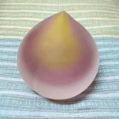 新品未使用　イチグラス硝子作家原加奈子の美しい世界　桃の節句ひな祭り桃の置き物 新品未使用 イチグラス硝子作家原加奈子の美しい世界 桃の節句ひな祭り