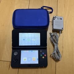 New Nintendo 3DS Black Console, Case, and Charger
