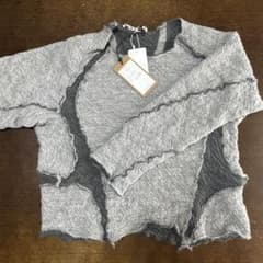 NVRFRGT PANELED LONG SLEEVE T ライトグレーのサムネイル