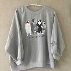 グラニフ　猫　トップス　カットソーのサムネイル