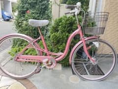 お取引限定　ピンク自転車　24インチのサムネイル