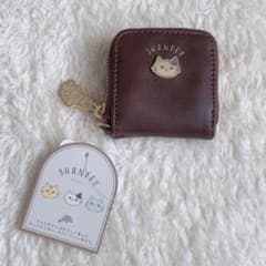 SHANFFY シャンフィー 小銭入れ チョコ 茶色 ブラウン