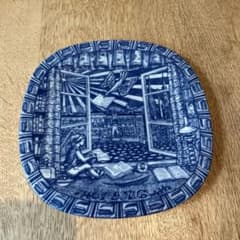美品・ロールストランド 1980年 飾り皿　グンナーニールンド　北欧ヴィンテージ ロールストランド 1976年 飾り皿 グンナーニールンド 北欧ヴィンテージ