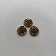 米国 硬貨 ダイム 10セント 3枚セット 1989・1981年のサムネイル