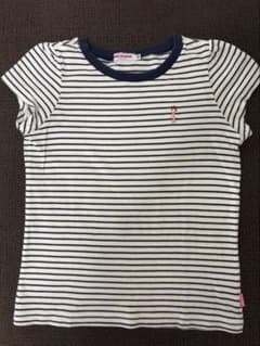MIKI HOUSE(リーナちゃん) ボーダーTシャツ 120cmのサムネイル