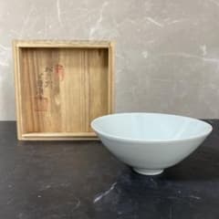 松月窯 金鐘浩造 高麗青磁茶碗 抹茶碗 お茶碗 茶道具 共箱 - メルカリ