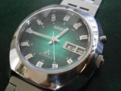ユ*＋様 オリエント クロノエース ジャガーフォーカス 復刻版 　９カットガラス オリエント クロノエース ジャガーフォーカス 復刻版 9カットガラス