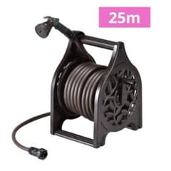 【新品未使用】25m ロング！散水ホースリール グリーンライフ アンティーク調 新品未使用】25m ロング！散水ホースリール グリーンライフ