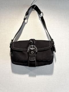 COACH ワンショルダーバッグ ブラック M05Q-6314 - メルカリ