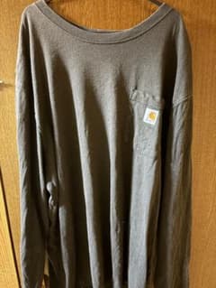 Carhartt 長袖ポケットTシャツ グレー Lのサムネイル
