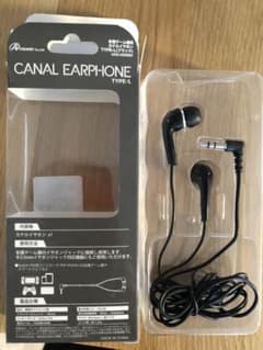 各種ゲーム機用　カナルイヤホン　ブラックのサムネイル