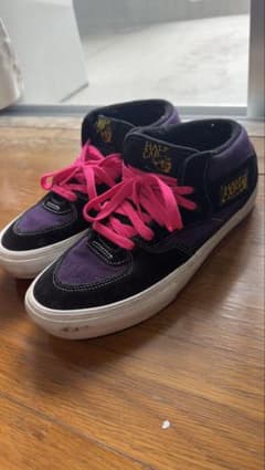 VANS HALF CAB パープル ブラック スニーカー