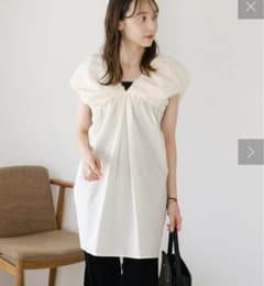 kastane バルーンギャザーチュニック アイボリー - メルカリ