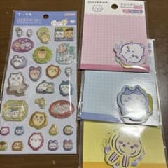 は*い様 【お値下げ】ちいかわ ポップデコパーティ　フレークシール 4枚セットのサムネイル