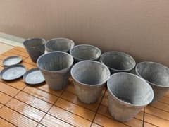 植木鉢 おしゃれ amabro アートストーン Mサイズ　セットのサムネイル