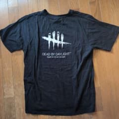 DEAD BY DAYLIGHT Tシャツ ロゴ バックプリント ブラック 黒のサムネイル