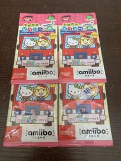 どうぶつの森　アミーボカード　サンリオ　4パック　未開封　amiiboのサムネイル