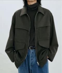 LIDNM VINTAGE GABA CRUISER ブルゾン ブラウンのサムネイル