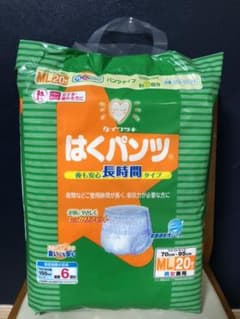 イワツキ はくパンツ 介護用 ML20枚×3袋 60枚③のサムネイル