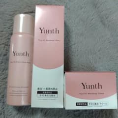 Yunth 美白化粧水 洗顔料 クリーム 3点セット - メルカリ