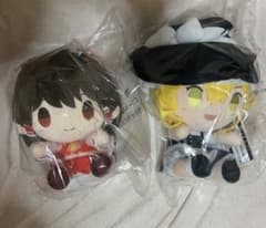 一番くじ 東方Project A賞 博麗霊夢 ラストワン 霧雨魔理沙 ぬいぐるみのサムネイル
