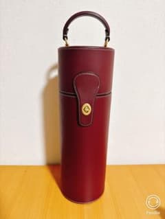 ワインボトルケース レザー ボルドー ターンロックのサムネイル