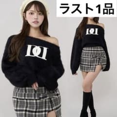 新品未開封　ダーリッチ　DDロゴワンショルニットトップス ダーリッチ Darich DDロゴワンショルニットトップス