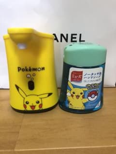 【新品未使用品】ピカチュウ　ノータッチ泡ハンドソープ　電池入のサムネイル