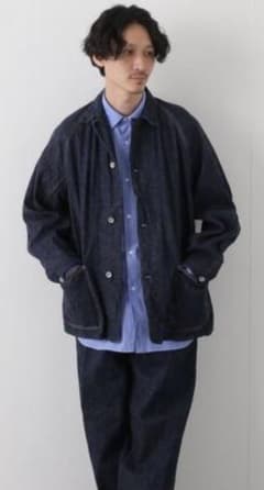 【美品】comoli デニムワークジャケット　size１　コモリのサムネイル
