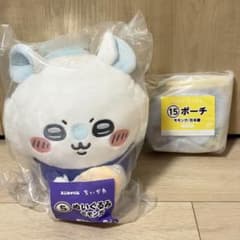 에니마이 복권 치이카와 봉제인형 파우치 모몬가 후루모토야