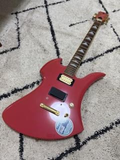 エレキギター モッキンバードタイプ ピンク hide - メルカリ