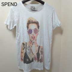SPEND マイリー・サイラス プリント Tシャツのサムネイル