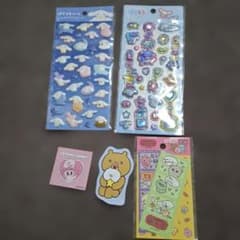 サンリオ シナモロール ぷくキラ チェゴシム　ウサマル　エスターバニー　シールのサムネイル