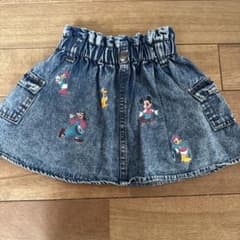 ディズニー デニムスカート 90サイズのサムネイル