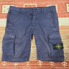 Stone Island ストーンアイランドネイビーカーゴショートパンツ 31